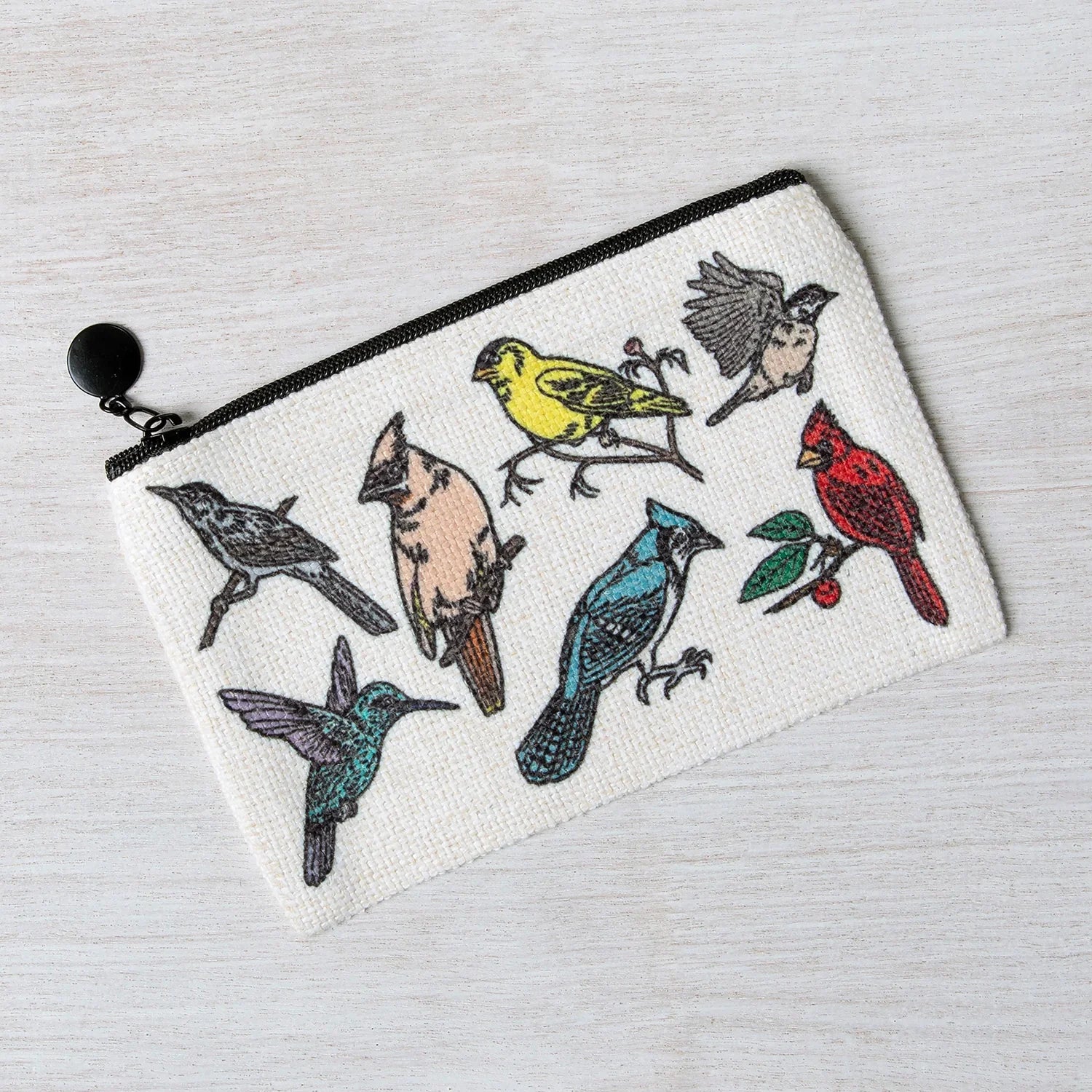 Birds Zipper Pouch - Counter Couture