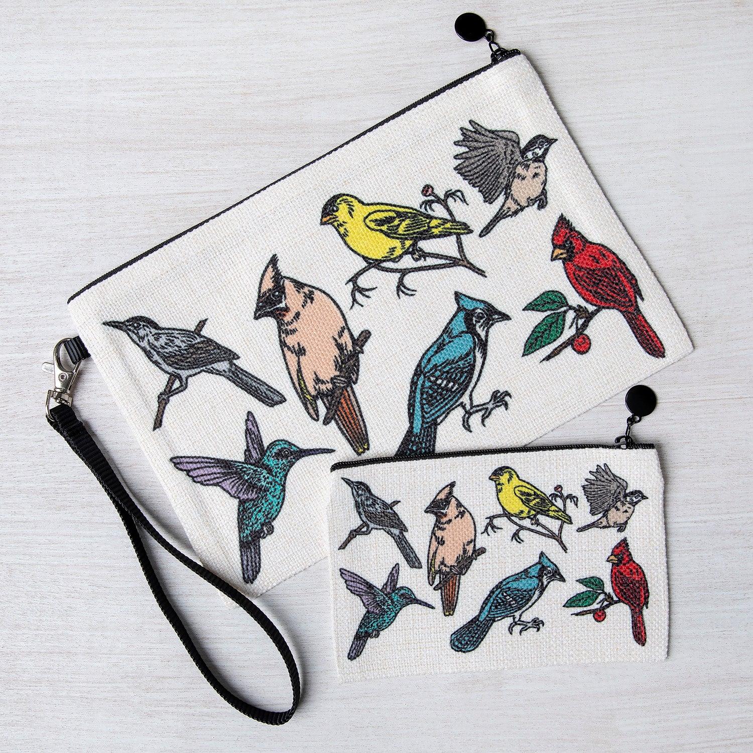 Birds Zipper Pouch - Counter Couture