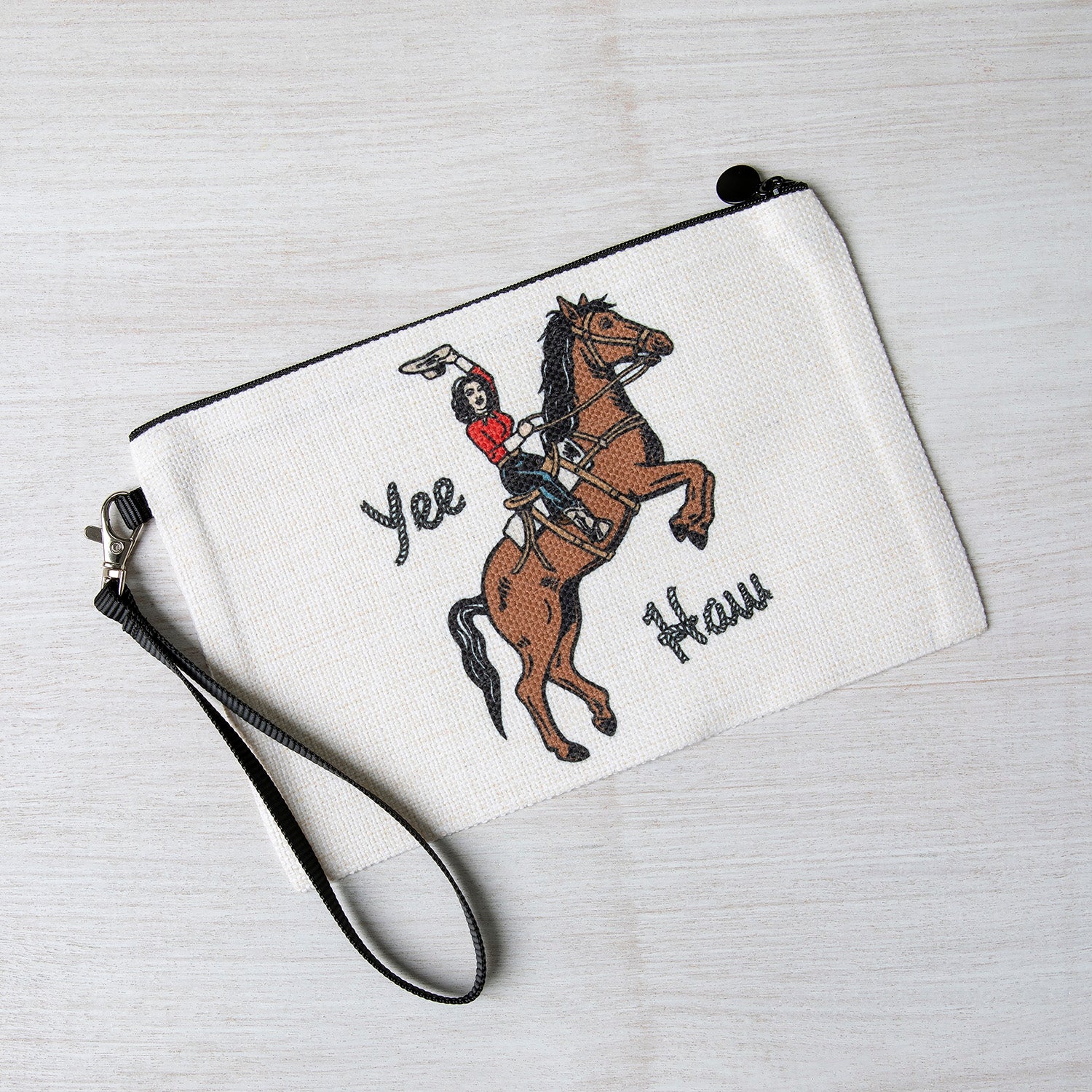 Cowgirl Zipper Pouch