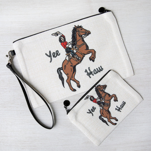 Cowgirl Zipper Pouch