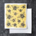 Bee Swedish Dishcloth - Eco-Friendly & Biodegradable - Counter Couture