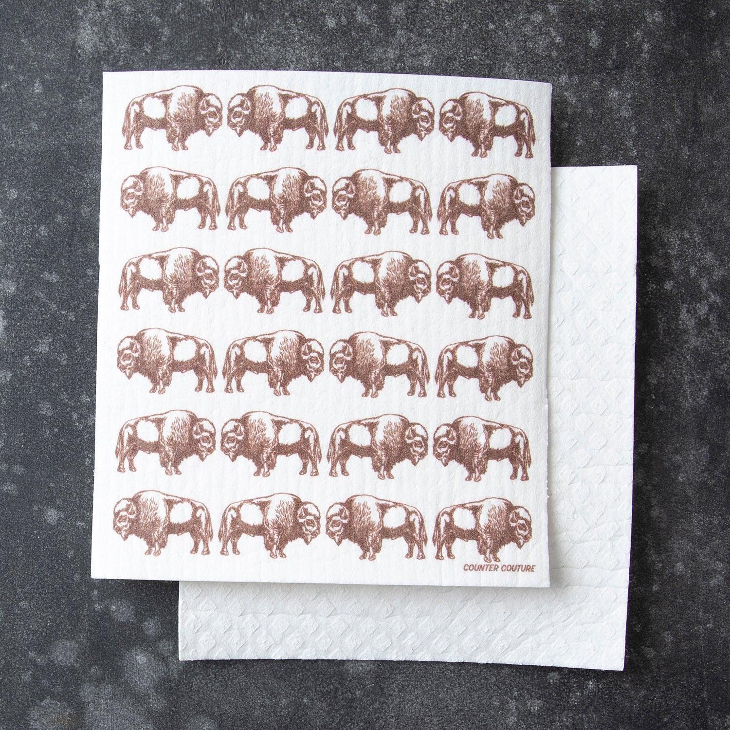 Bison Swedish Dish Cloth - Eco-Friendly & Biodegradable - Counter Couture