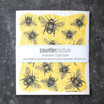 Bee Swedish Dishcloth - Eco-Friendly & Biodegradable - Counter Couture