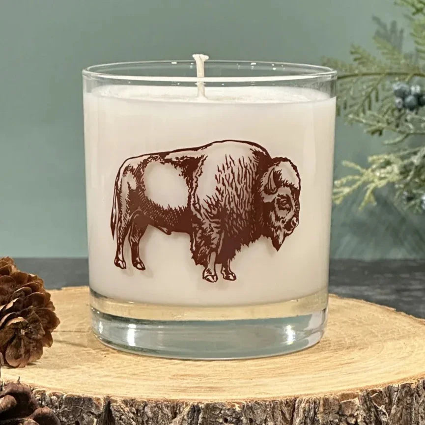 Bison Candle - Vanilla Whiskey Candle - Hand-Poured Soy Wax - Counter Couture