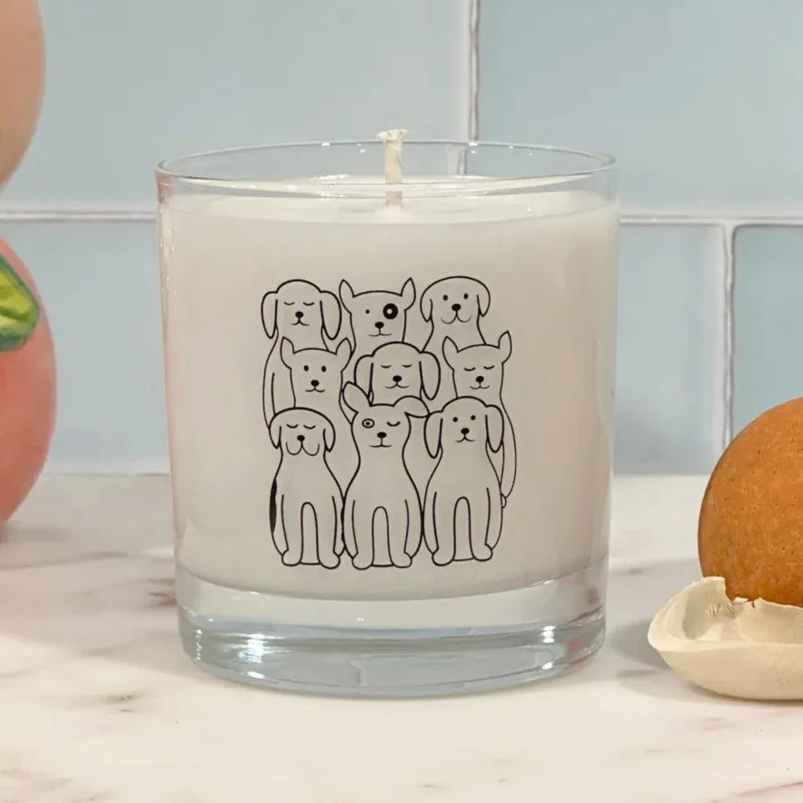 Dog Soy Candle - Oak & Ember Scent - Counter Couture