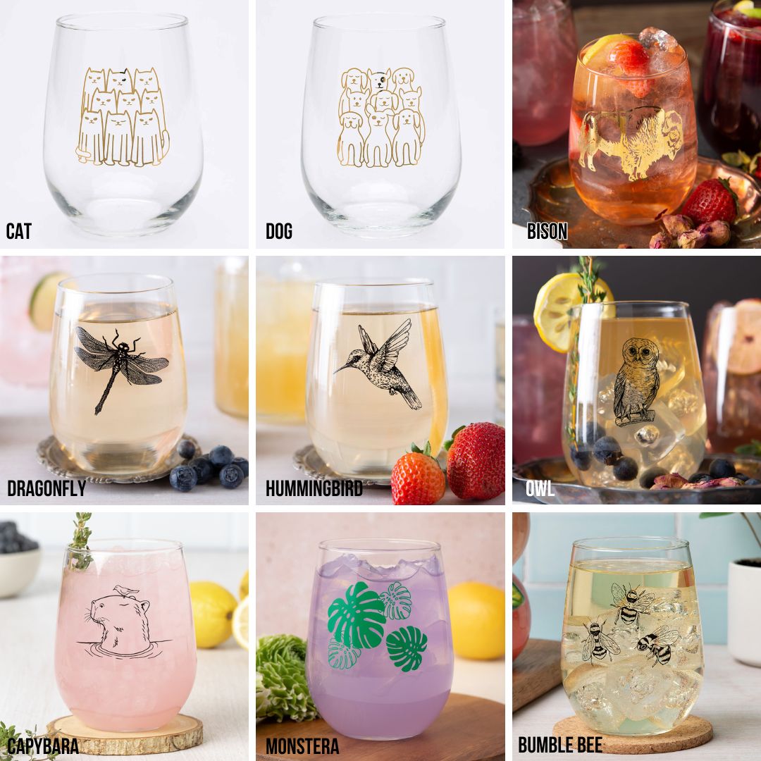 Mix and Match for the Perfect Set of 4 Wine Glasses