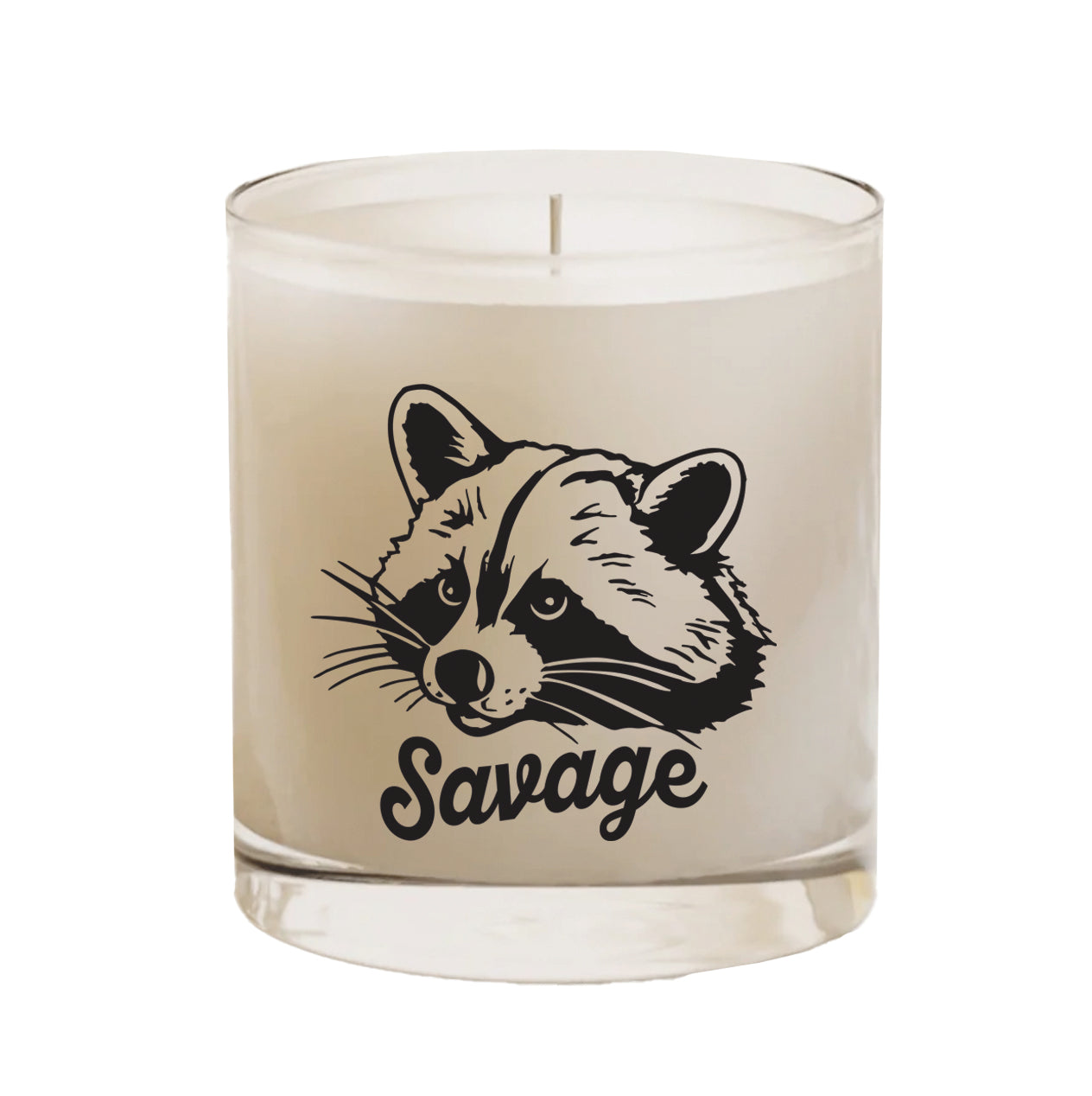 Raccoon Candle