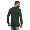 Midnight Mountain Long Sleeve Shirt – Unisex Winter T-Shirt – Graphic Tee – Mountain Shirt