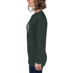 Midnight Mountain Long Sleeve Shirt – Unisex Winter T-Shirt – Graphic Tee – Mountain Shirt - Counter Couture