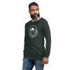 Midnight Mountain Long Sleeve Shirt – Unisex Winter T-Shirt – Graphic Tee – Mountain Shirt