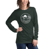 Midnight Mountain Long Sleeve Shirt – Unisex Winter T-Shirt – Graphic Tee – Mountain Shirt
