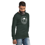 Midnight Mountain Long Sleeve Shirt – Unisex Winter T-Shirt – Graphic Tee – Mountain Shirt - Counter Couture