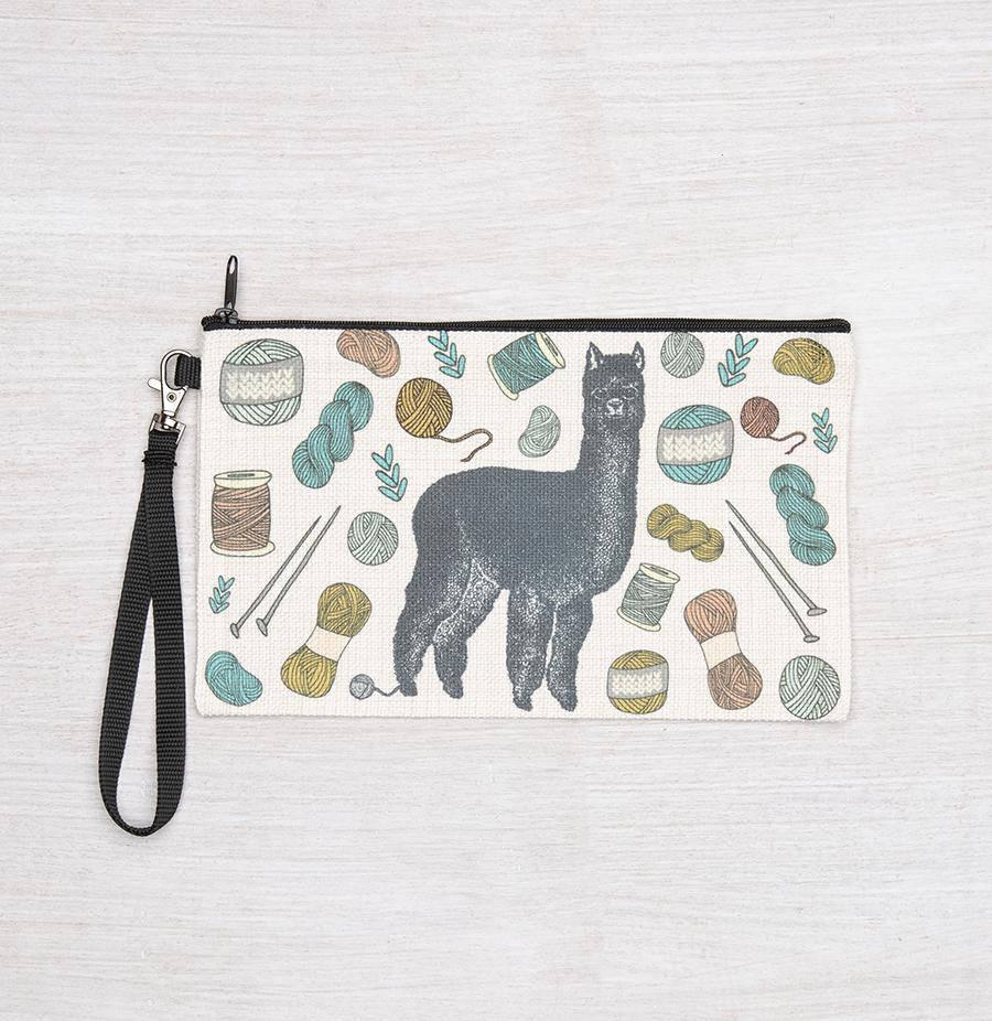 Alpaca Zipper Pouch - Counter Couture