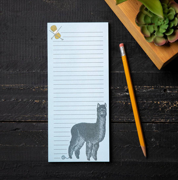 Alpaca magnetic Notepad - Counter Couture