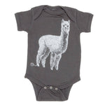Alpaca Baby Bodysuit - Eco-Friendly, Hand-Drawn, 3-18 Months - Counter Couture