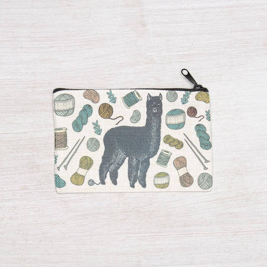 Alpaca Zipper Pouch - Counter Couture