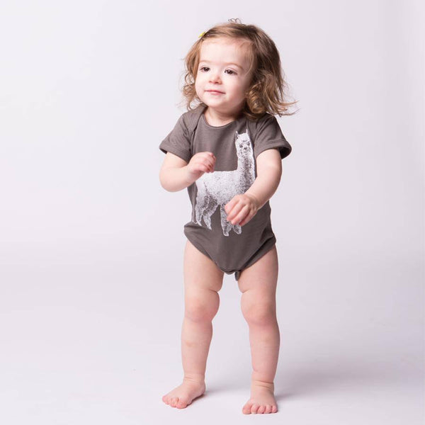 Alpaca Baby Bodysuit-Counter Couture