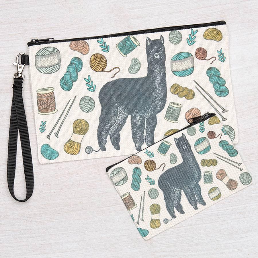 Alpaca Zipper Pouch - Counter Couture