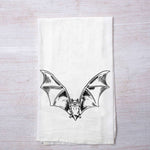 Bat Flour Sack Towel - Eco-friendly And Hand-Drawn Tea Towel - Counter Couture