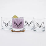 Bat Rocks Glass - 11oz Whiskey Glass - Locally Made - Counter Couture