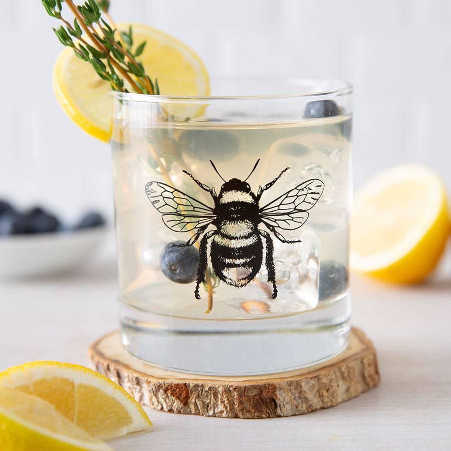 Bee 11oz Whiskey Glass - 100% Lead Free - Counter Couture