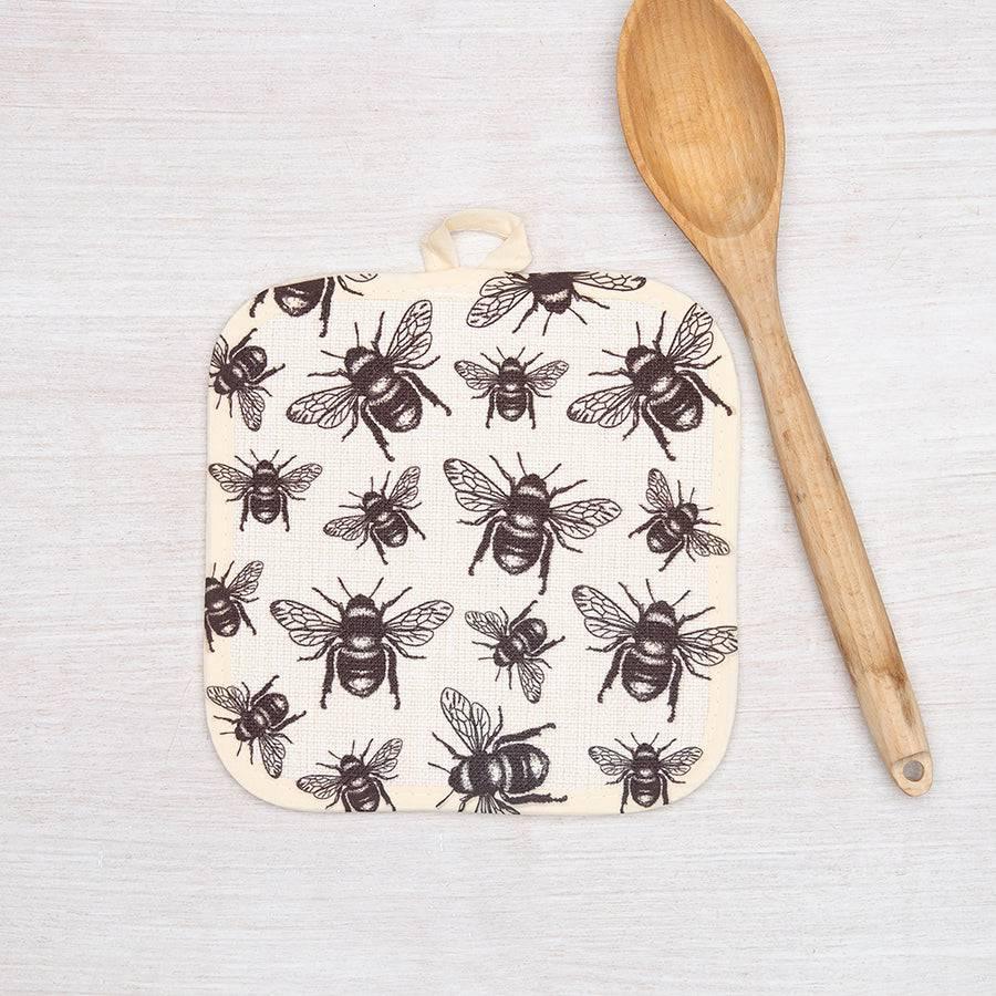 Bee Oven Mitts and Pot Holders Set - Perfect for Gift Giving - Counter Couture