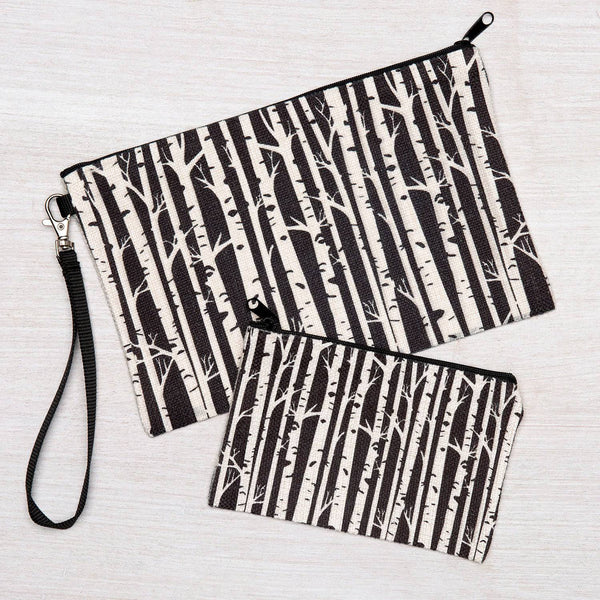 Birch Trees Zipper Pouch - Counter Couture