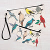 Birds Zipper Pouch - Counter Couture