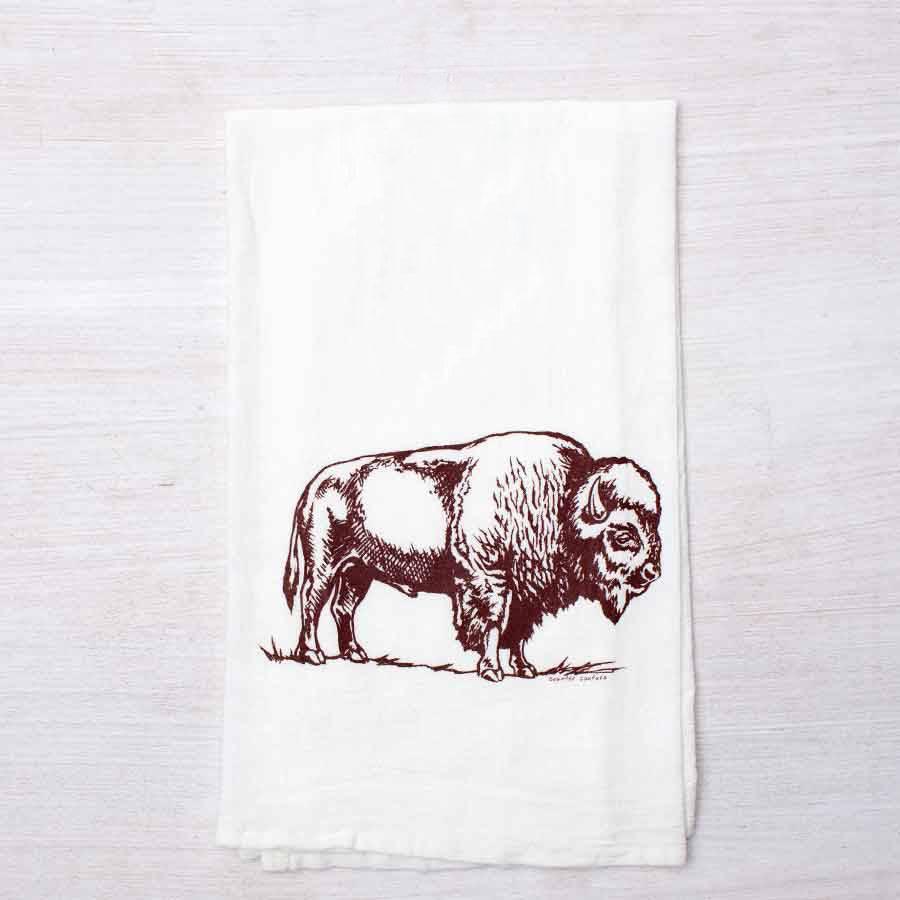 Buffalo Flour Sack Towel-Tea Towel- Hand Towel -Counter Couture