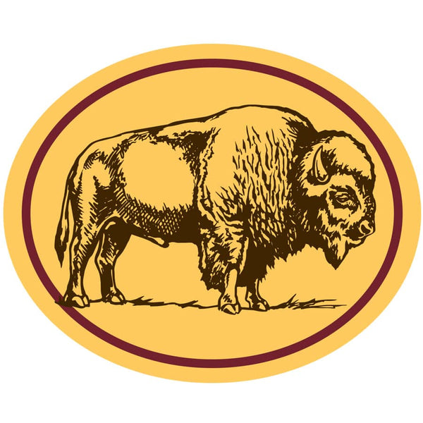 Bison Badge Sticker - Counter Couture