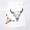 Buffalo Skull Printed Tea Towel -Counter Couture