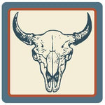Buffalo Skull Badge Sticker - Counter Couture