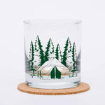 Camping Rocks Glass - 11oz Whiskey Glass - Locally Made - Counter Couture