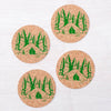 Camping Cork Coasters-Counter Couture