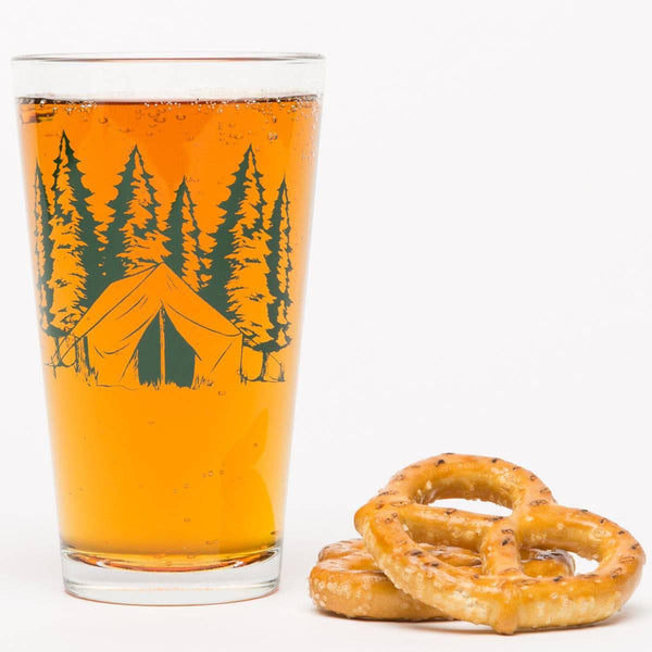 Camping Pint Glass-Counter Couture