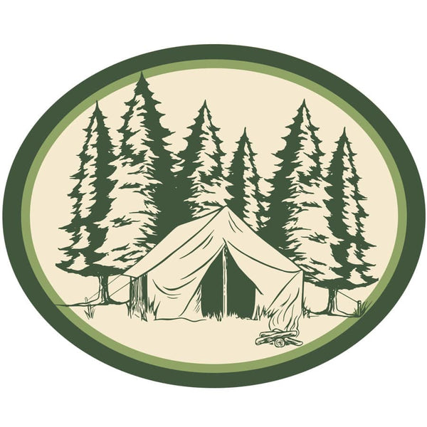 Camping Badge Sticker-Counter Couture