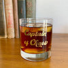 Captain of Chaos® Whiskey Glass Gift- Counter Couture