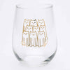 Cats Stemless Wine Tumbler -Counter Couture