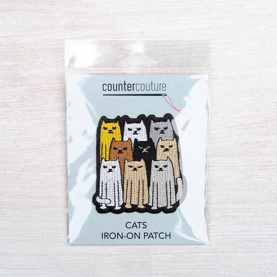 Cat Iron-On Patch-Counter Couture