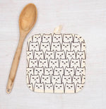Cat-Themed Oven Mitt and Potholder Set - Heat Resistant, Fun Kitchen Accessories - Counter Couture