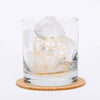 Cats Gold Whiskey Glass-Counter Couture