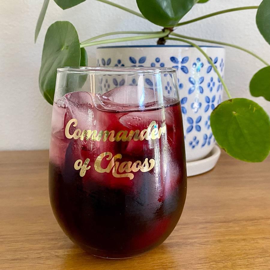 Commander of Chaos® Wine Glass - Counter Couture