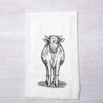 Farm Animals Set of 3 Tea Towels - Chicken, Pig, Cow - Counter Couture
