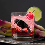Crow Rocks Glass - 11oz Whiskey Glass - 100% Lead Free - Counter Couture