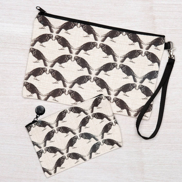 Crow Zipper Pouch - Counter Couture