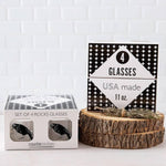 Crow Rocks Glass - 11oz Whiskey Glass - 100% Lead Free - Counter Couture