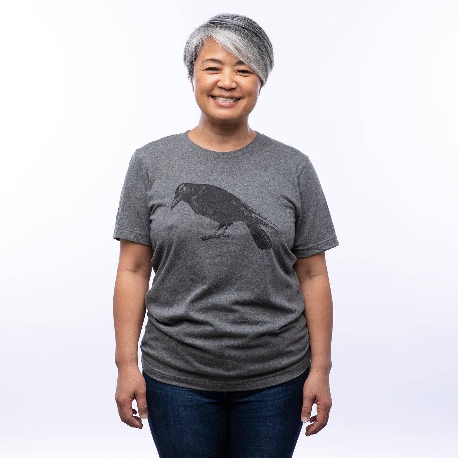 Crow Unisex Shirt - Eco-Friendly, Hand-Drawn, Locally Made - Counter Couture