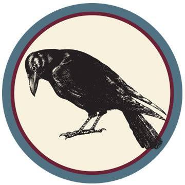 Crow Badge Sticker - Counter Couture