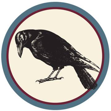 Crow Badge Sticker-Counter Couture
