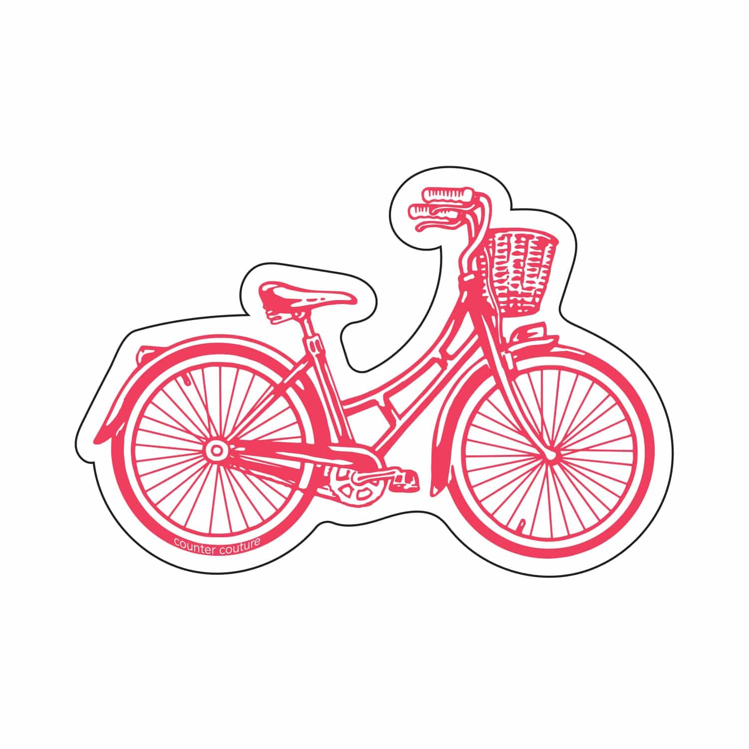 Cruiser Die Cut Sticker-Counter Couture
